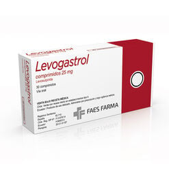 Levogastrol 25 mg x 30 Comprimidos - Faes farma chile