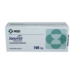 Januvia 100 mg x 28 Comprimidos Recubiertos - Merck sharp & dohme