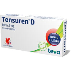 Tensuren-D 80 mg/12.5 mg x 30 Comprimidos - Chile