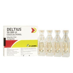 Deltius 50000 UI Solución Oral X 4 Ampollas Bebibles - Itf - labomed