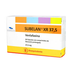Product image of Subelan XR 37.5 mg x 30 Cápsulas con Comprimidos de Liberación Prolongada - Exeltis