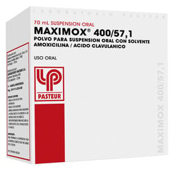 Maximox 400 mg/57 mg x 70 mL Polvo Para Suspensión Oral Con Solvente - Pasteur