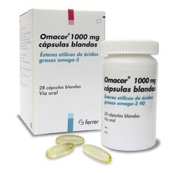 Omacor 1000 mg x 28 Cápsulas Blandas - Ferrer chile s.a.