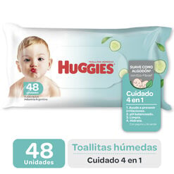 Toallas Húmedas Huggies Cuidado 4en1 48 un