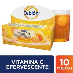 Cebión Vitamina C sabor Naranja x10 Comprimidos Efervescentes - Cebion