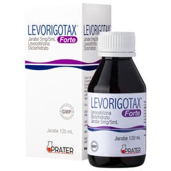 Levorigotax Forte 5 mg/5 mL x 120 mL Jarabe - Prater