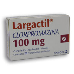 Product image of Largactil 100 mg x 20 Comprimidos Recubiertos - Sanofi - aventis