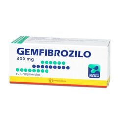 Gemfibrozilo 300 mg x 30 Comprimidos Recubiertos MINTLAB CO SA