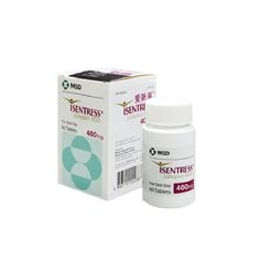 Isentress 400 mg x 60 Comprimidos Recubiertos - Merck sharp & dohme