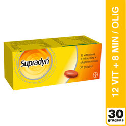 Supradyn x 30 Grageas - Bayer de chile s.a.