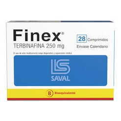 FINEX Terbinafina 250 mg 28 comprimidos - Saval s.a.