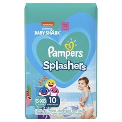 Pañal Pampers Splashers G-XG 10 unidades