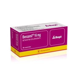 Product image of Benzamil 16 mg x 30 Comprimidos - Bago