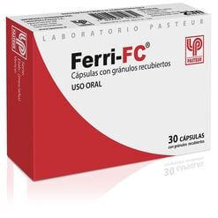 Ferri FC x 30 Capsulas Con Granulos Recubiertos - Pasteur