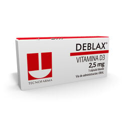 Deblax 2,5 mg x 1 Capsulas Blandas - Tecnofarma s.a.