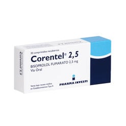 Corentel 2.5 mg x 30 Comprimidos Recubiertos - Megalabs chile s.a