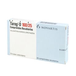 Tareg-D 160 mg/25 mg x 28 Comprimidos Recubiertos - Axon