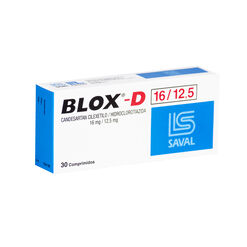 Blox D 16/12,5 mg x 30 Comprimidos - Saval s.a.