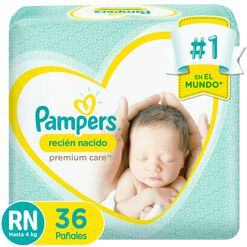 Pampers Pañal Recien Nacido RN x 36 Unidades