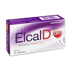 Elcal D Forte x 30 Cápsulas - Andromaco s.a.