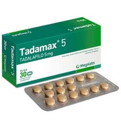 Tadamax 5 mg x 30 Comprimidos - Megalabs chile s.a