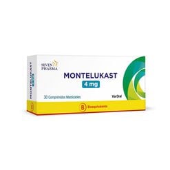 Montelukast 4 mg x 30 Comprimidos Masticables SEVEN PHARMA CHILE SPA