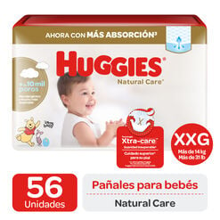 Product image of Pañales Huggies Natural Care XXG 56 un