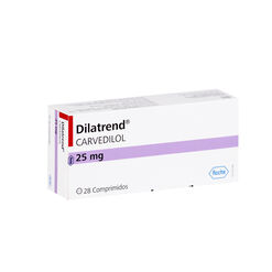 Dilatrend 25 mg x 28 Comprimidos - Laboratorio biopas