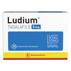 LUDIUM Tadalafilo 5 mg 30 comprimidos - Saval s.a.