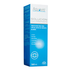 Aquavis Multiproposito Lentes Blandos x 360 mL Solución