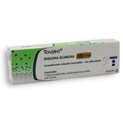 Insulina Toujeo (Glargina) 300 UI/mL Solucion Inyectable x 1 Aplicador Prellenado 1,5 mL - Sanofi - aventis