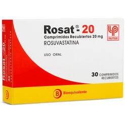 Rosat 20 mg x 30 Comprimidos Recubiertos - Pasteur