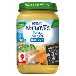 Colado Naturnes Pollo y Verduras 215g - Nestle