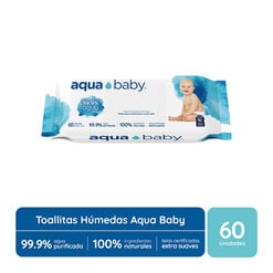 Toallitas Húmedas Aqua Baby 60un