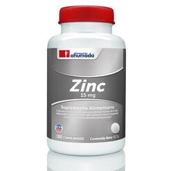 Zinc 15mg 180 Comprimidos - Farmacias ahumada