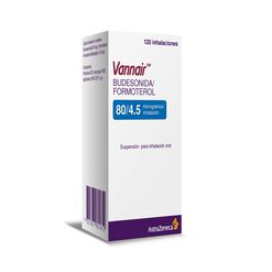 Vannair PMDI 80/4,5 mcg x 120 Dosis Suspensión para Inhalación Oral - Astrazeneca