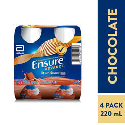 Product image of Ensure Advance 4pack Chocolate 220ml