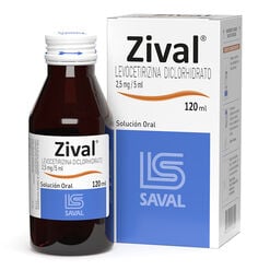 ZIVAL JARABE Levocetirizina Diclorhidrato 2,5 mg 120 ml - Saval s.a.