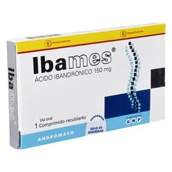 Product image of Ibames 150 mg x 1 Comprimido Recubierto - Andromaco s.a.