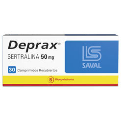 DEPRAX Sertralina 50 mg 30 comprimidos - Saval s.a.