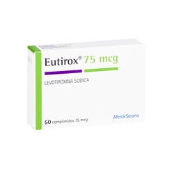 Eutirox 75 mcg x 50 Comprimidos - Merck