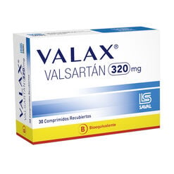 Valax 320 mg x 30 Comprimidos Recubiertos - Saval s.a.