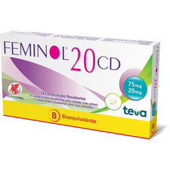 Feminol 20 CD x 28 Comprimidos Recubiertos - Chile