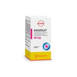 Esozole 20 mg x 30 Capsulas con Granulos con Recubrimiento Enterico - Seven pharma chile spa