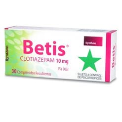 Product image of Betis 10 mg Caja 30 Comp. Recubiertos - Synthon