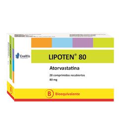 Lipoten 80 mg x 28 Comprimidos - Exeltis