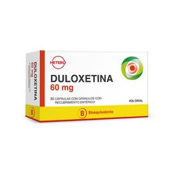 Product image of Duloxetina 60 mg x 30 Cápsulas con Gránulos con Recubrimiento Entérico SEVEN PHARMA CHILE SPA