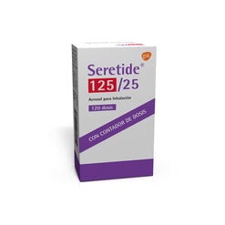 Seretide 125 mcg/25 mcg/Dosis x 120 Dosis Aerosol para Inhalación Oral - Glaxosmithkline chile