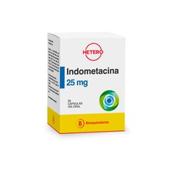 Indometacina 25 mg x 30 Capsulas - Seven pharma chile spa