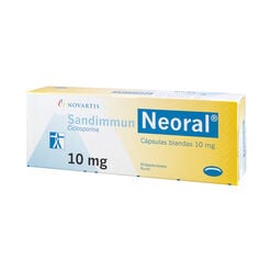 Sandimmun Neoral 10 mg x 60 Cápsulas Blandas - Novartis